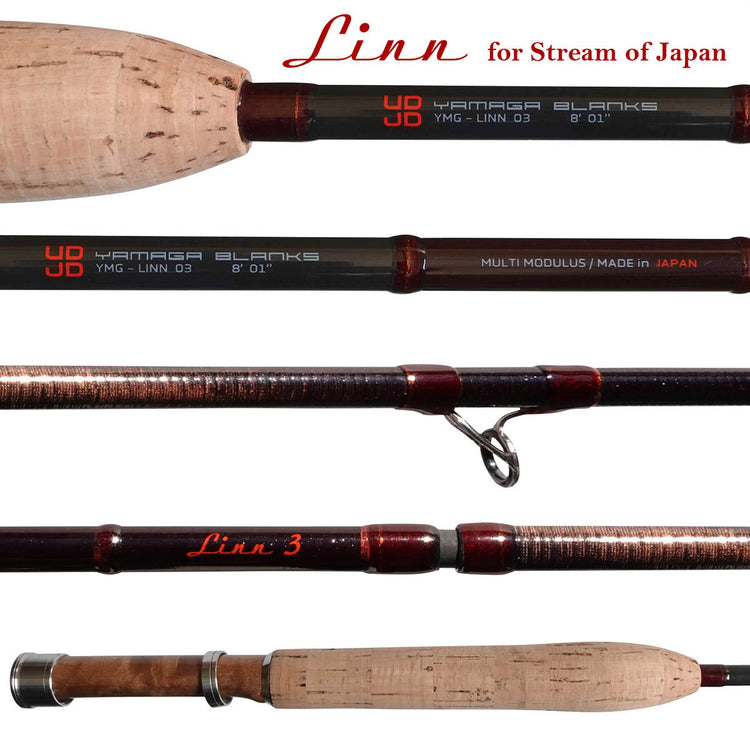 Stuart Longhurst fishing a small stream in Lower Saxony with the Yamaga Blanks Linn 7'5