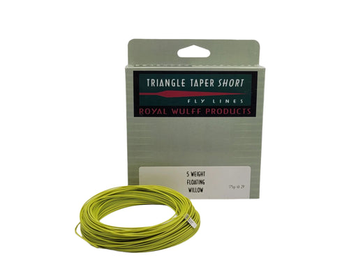Royal Wulff Triangle Taper Short. Weight Forward Fly line, colour  willow.