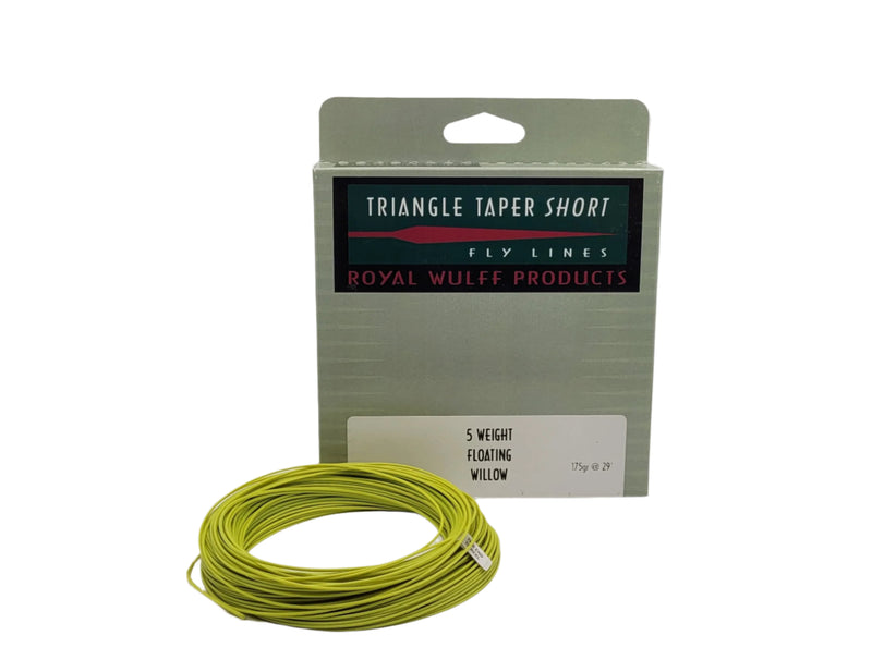 Load image into Gallery viewer, Royal Wulff Triangle Taper Short. Weight Forward Fly line, colour  willow.
