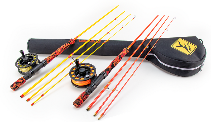 ECHO GECKO Kids Trout Fly Fishing Kit 7'9