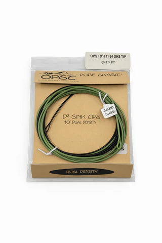 Showing an OPST Dual Density Sink Tip T11 with packaging